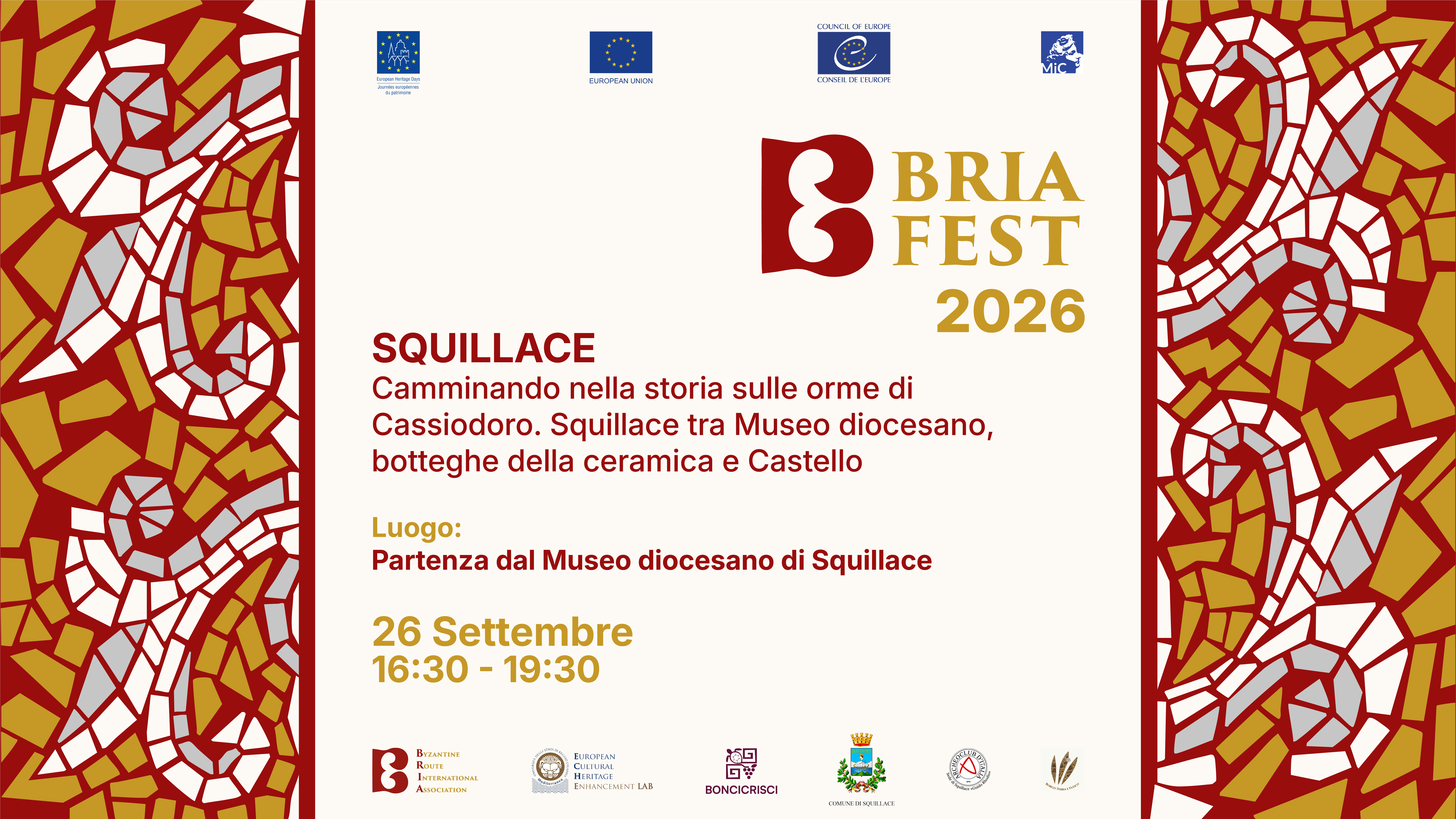 CAMMINANDO NELLA STORIA SULLE ORME DI CASSIODORO. Squillace tra Museo diocesano, botteghe della ceramica e Castello - GEP26
